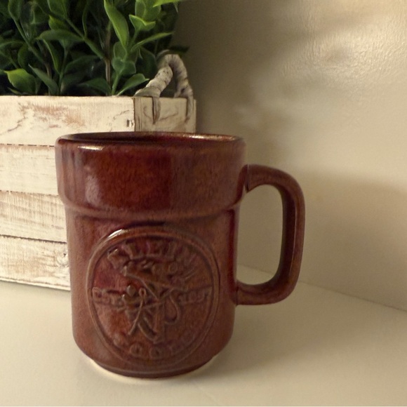 Klein Tools Mug Brown USA Pottery Mug Great Collector's Mug Vintage - Picture 1 of 10